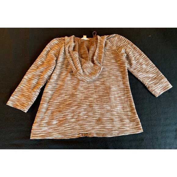 Christopher & Banks Womens Long Sleeve Zip-Up Knit Jacket Size Large - Picture 13 of 15